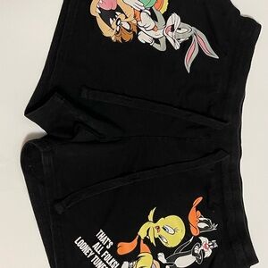 Warner Bros. Black Looney Tunes Kids Shorts
